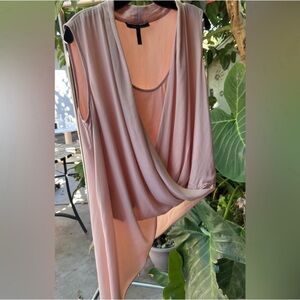 Bcbgmaxazria draped blouse